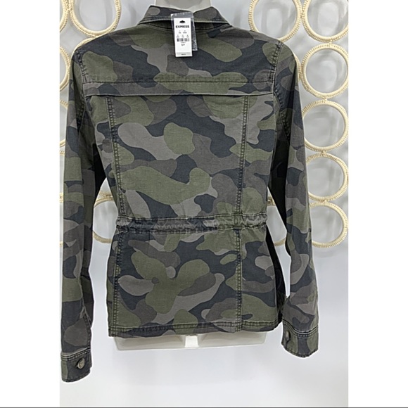 Express military inspired camo jacket NWT - Picture 4 of 15